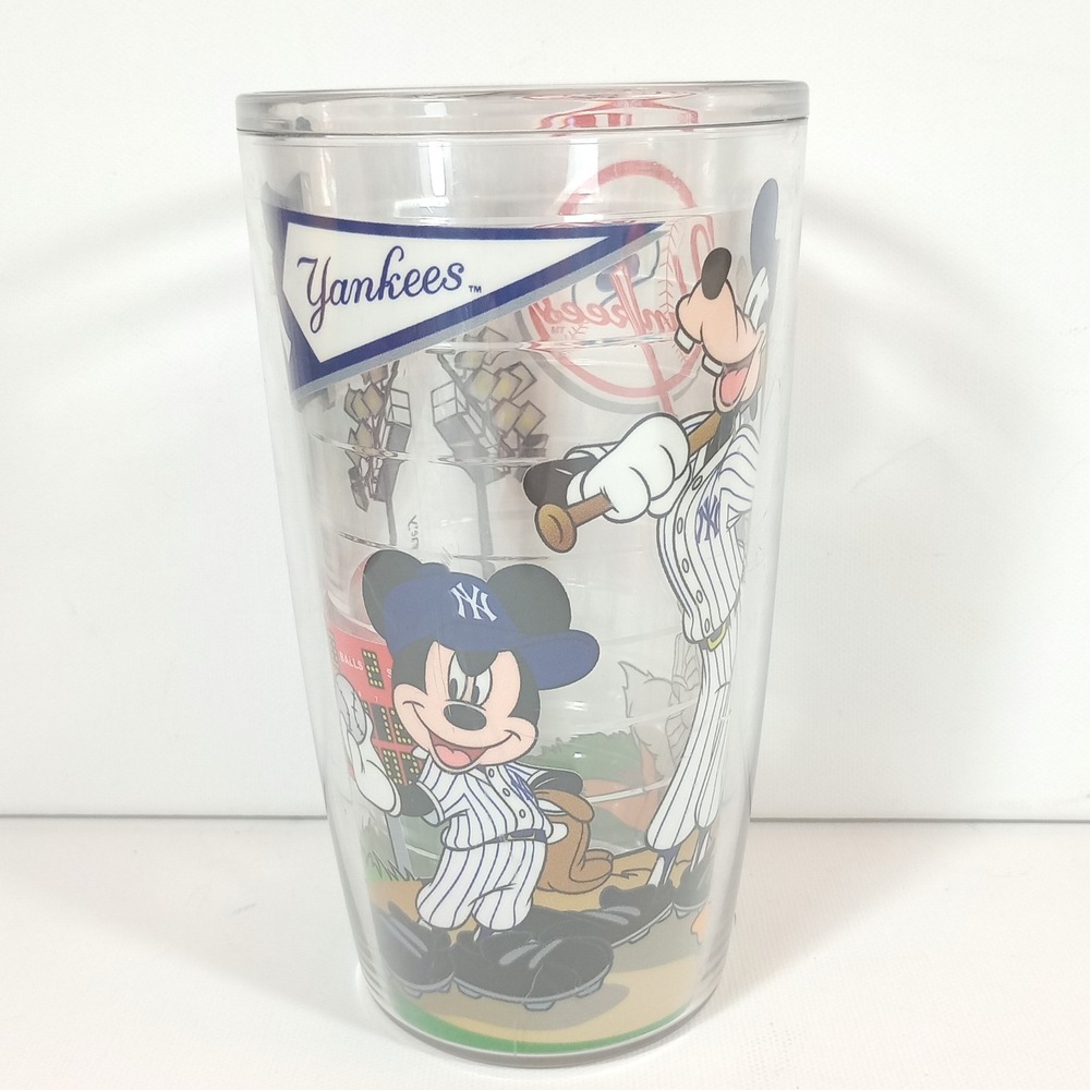 Tervis Tumbler Unisex 16oz Clear Excellent Disney New York Yankees MLB 2010